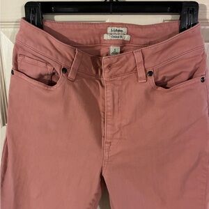 L.L.Bean Rose Pink Five-Pocket Jeans